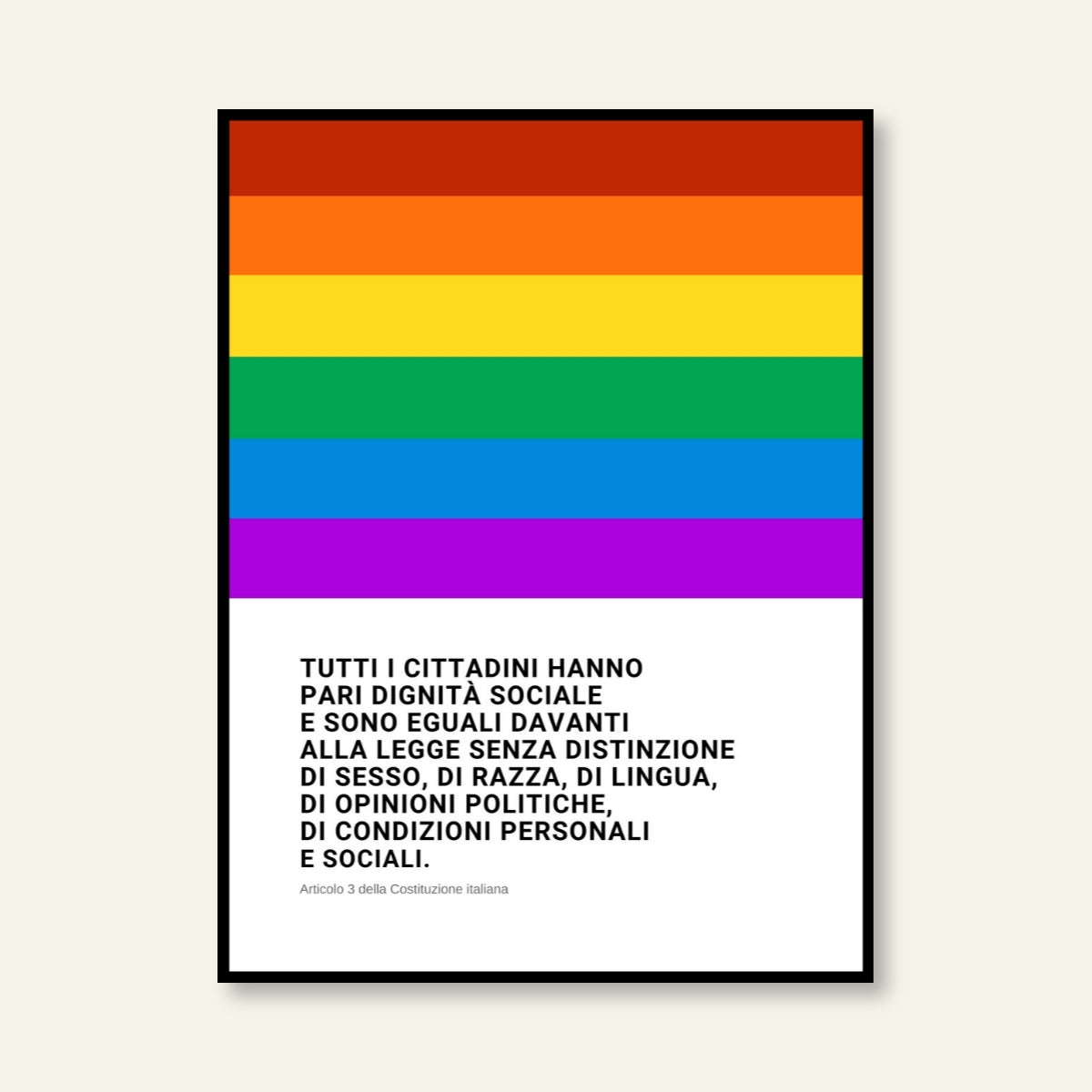 Poster - Diritti / Versione unica