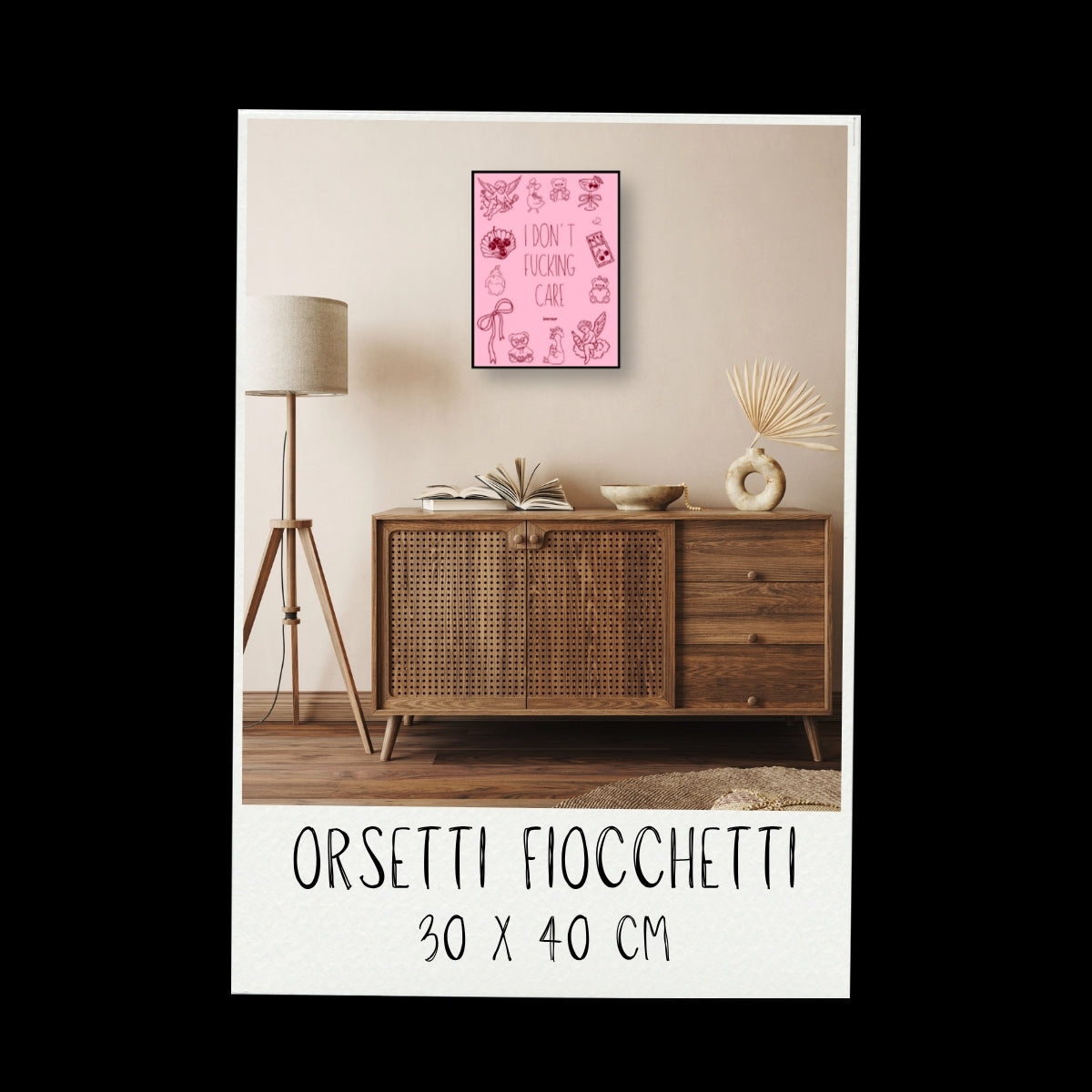 Poster - I don't fucking care / Versione verticale
