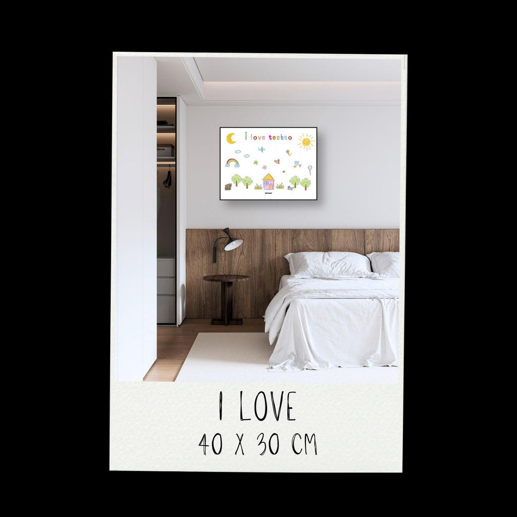Poster - I Love Techno / Versione unica
