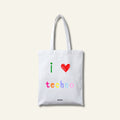 Tote Bag - I Love Techno / Bianca