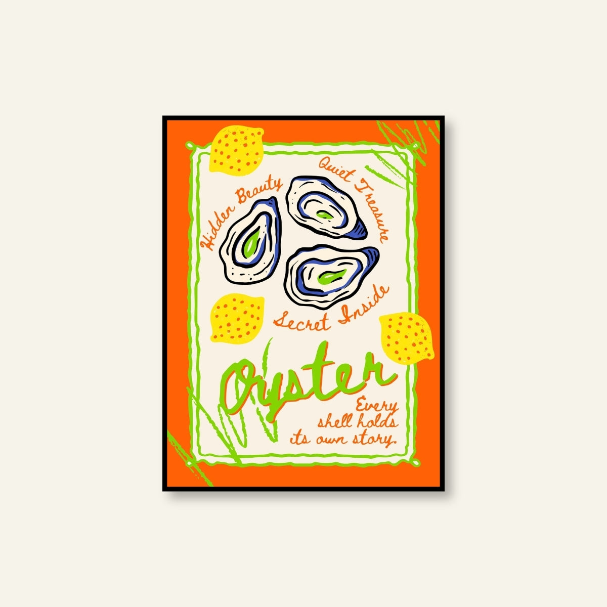 Poster - Oyster / Vari Colori