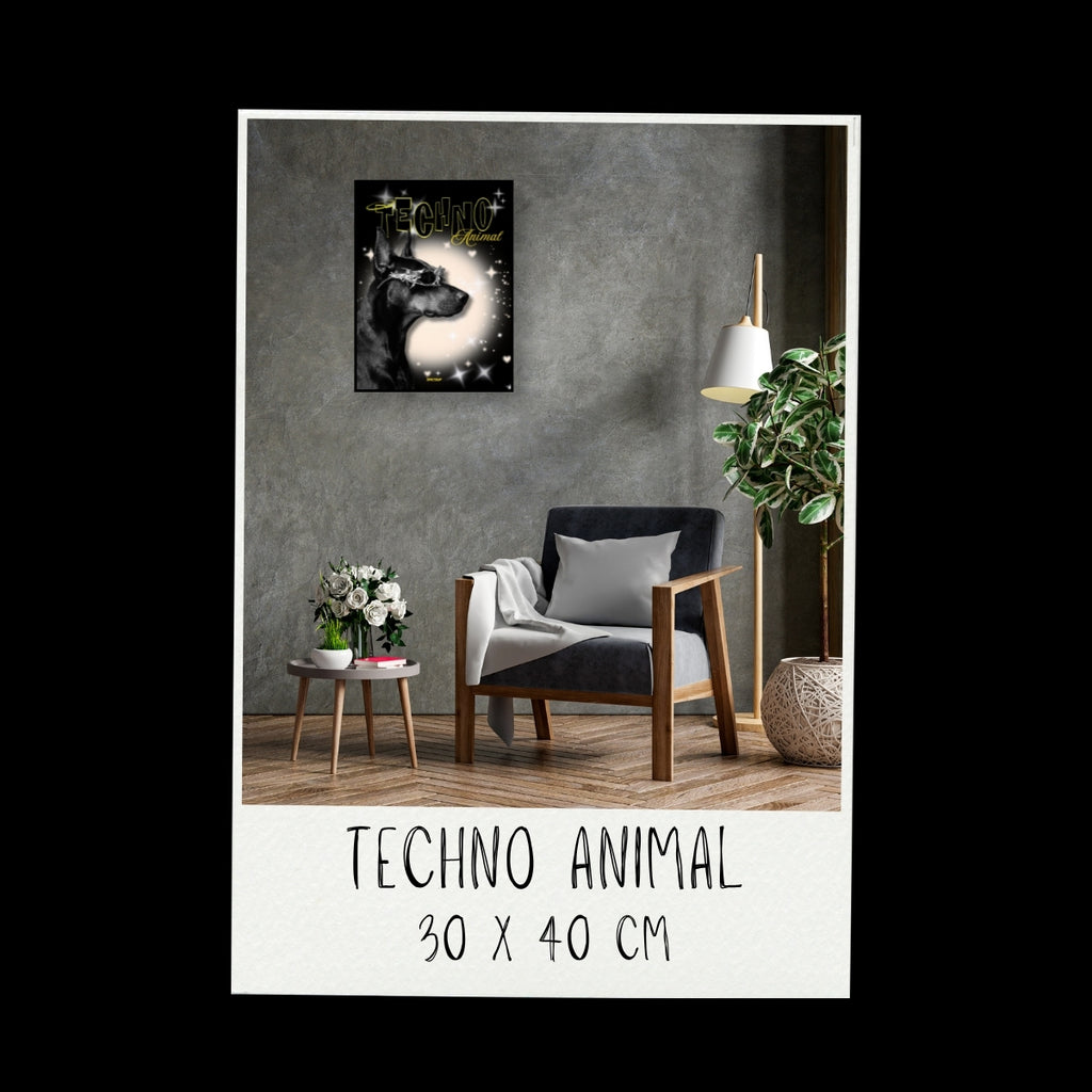 Poster - Techno animal_01 / Vari Colori