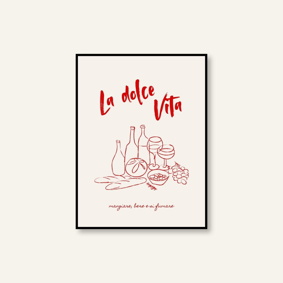 Poster - La dolce vita / Vari Colori