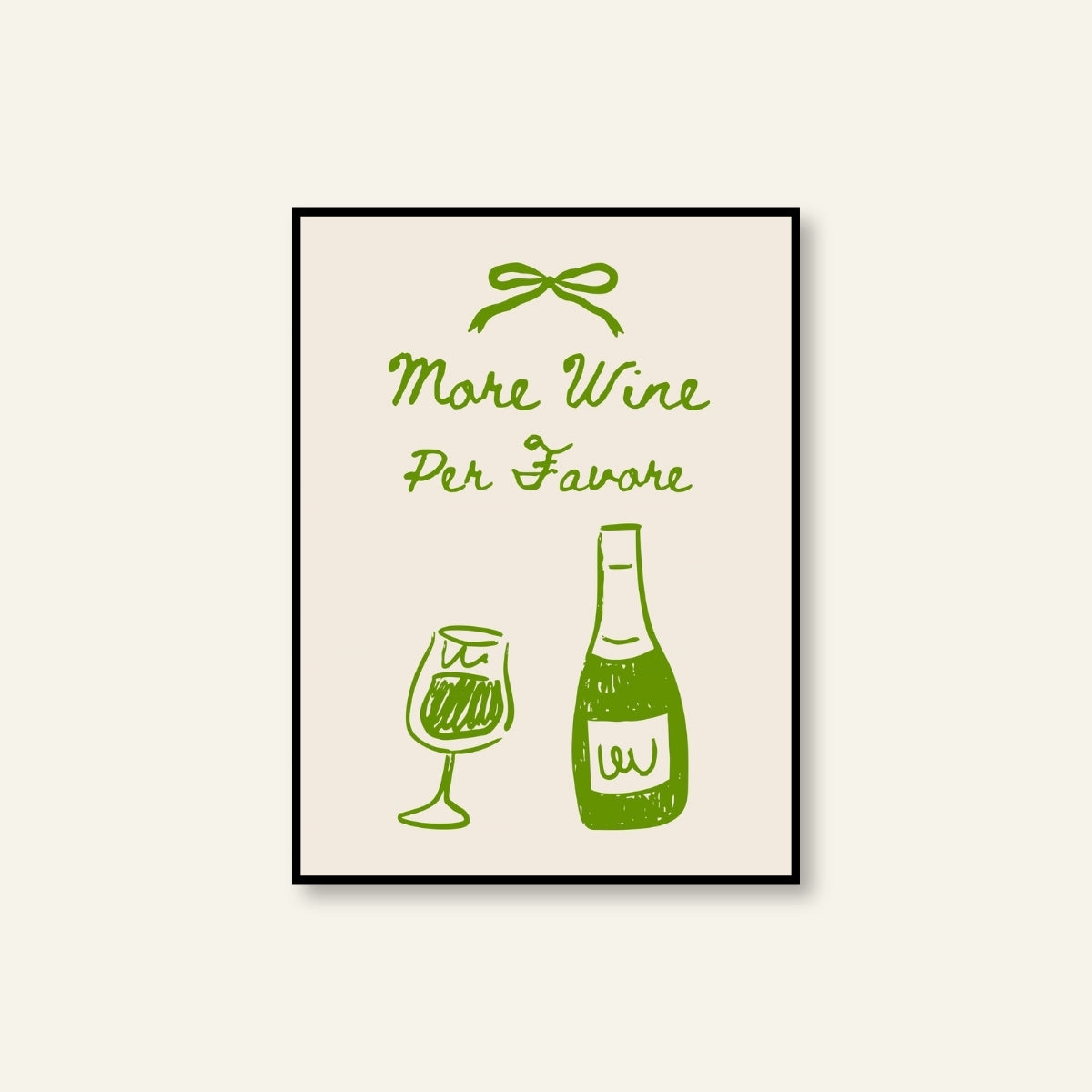 Poster - More wine / Vari Colori