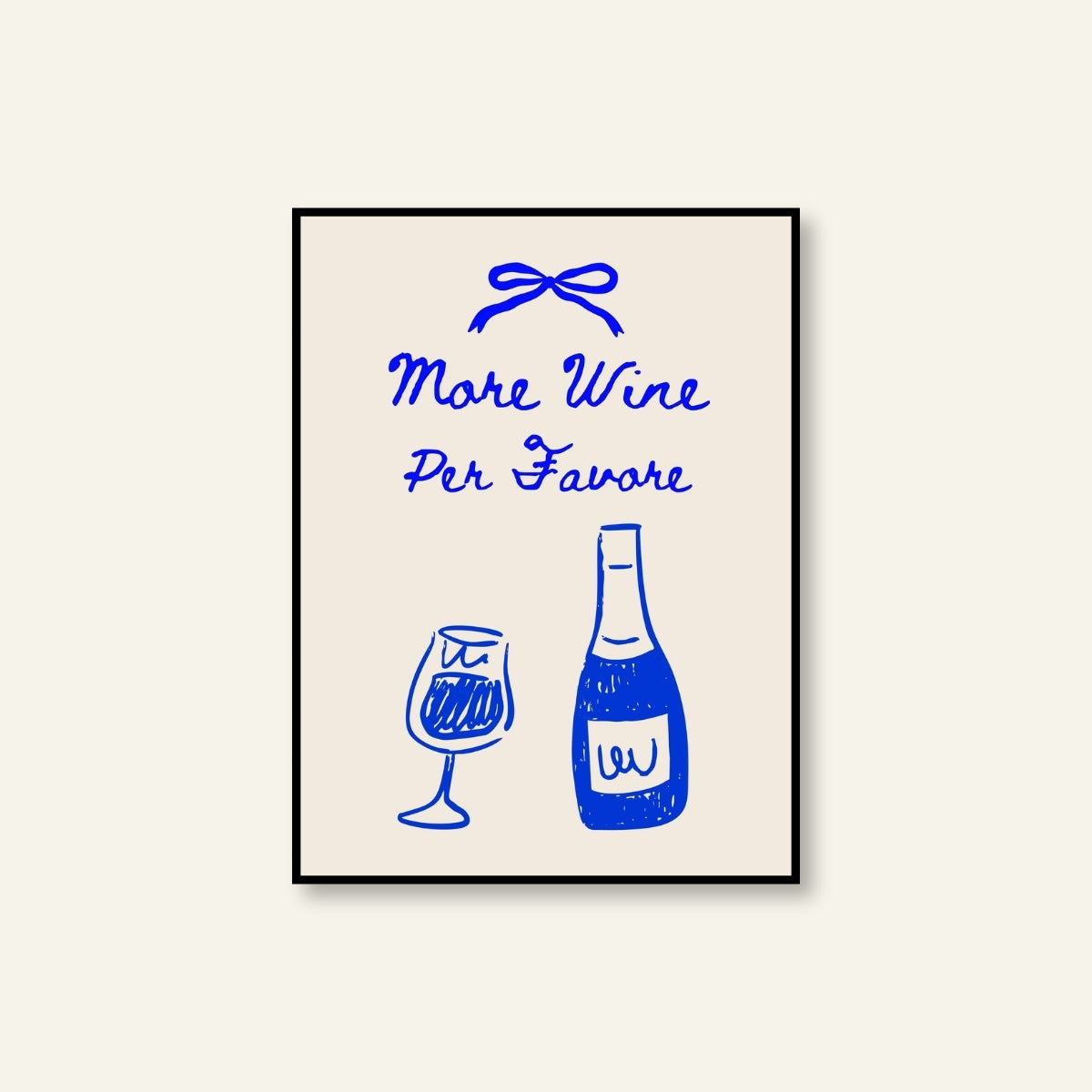 Poster - More wine / Vari Colori
