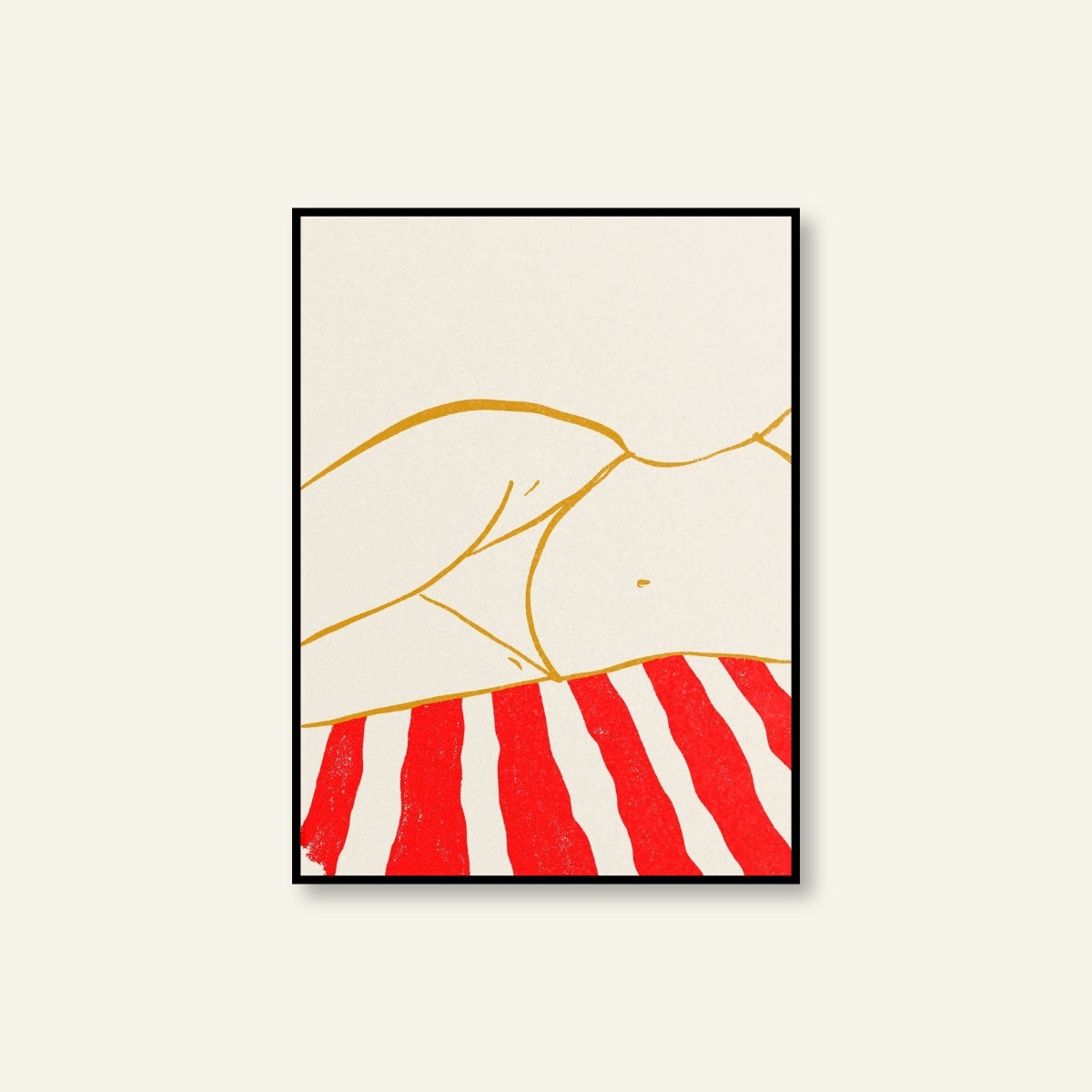 Poster - Sdraiata al sole / Vari Colori