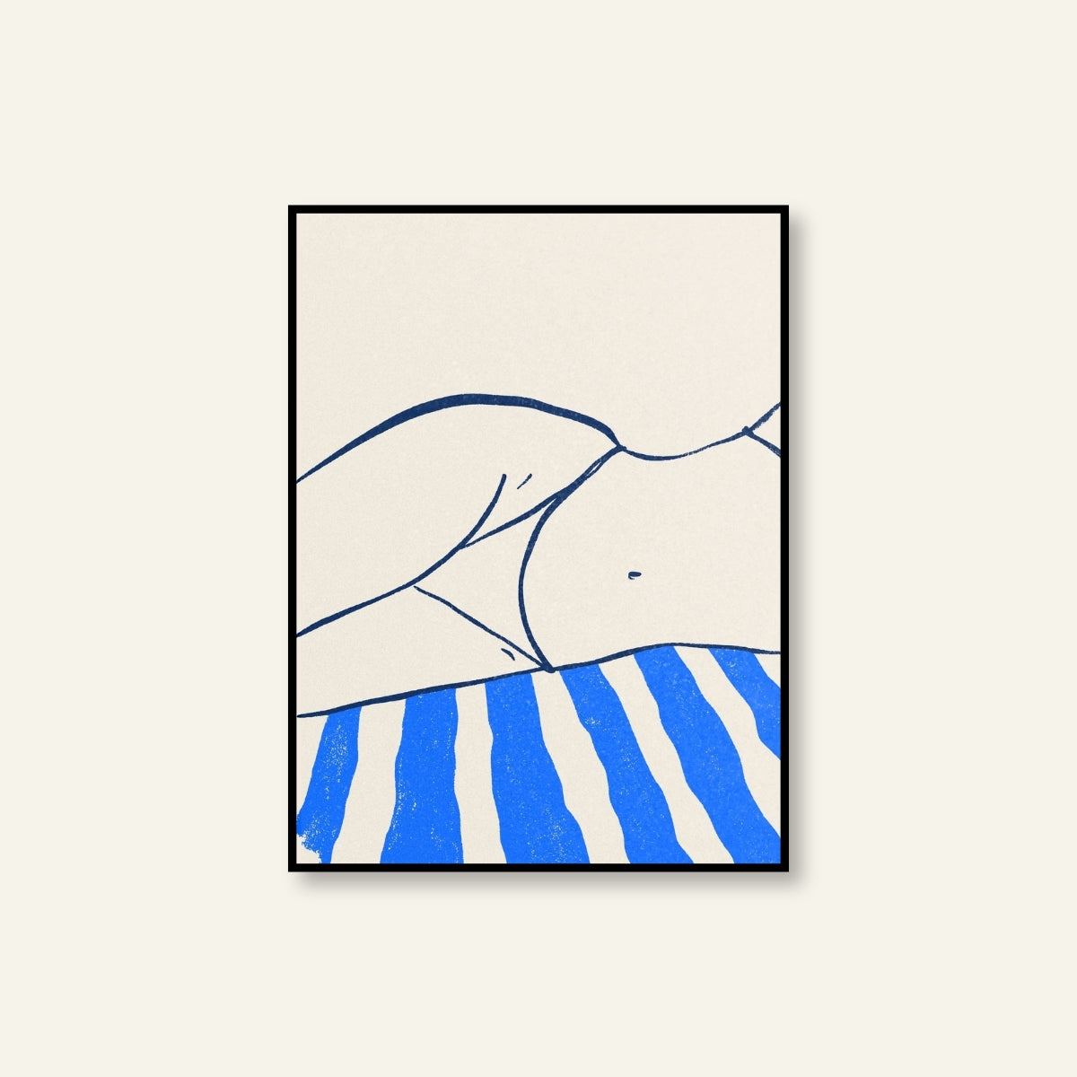 Poster - Sdraiata al sole / Vari Colori