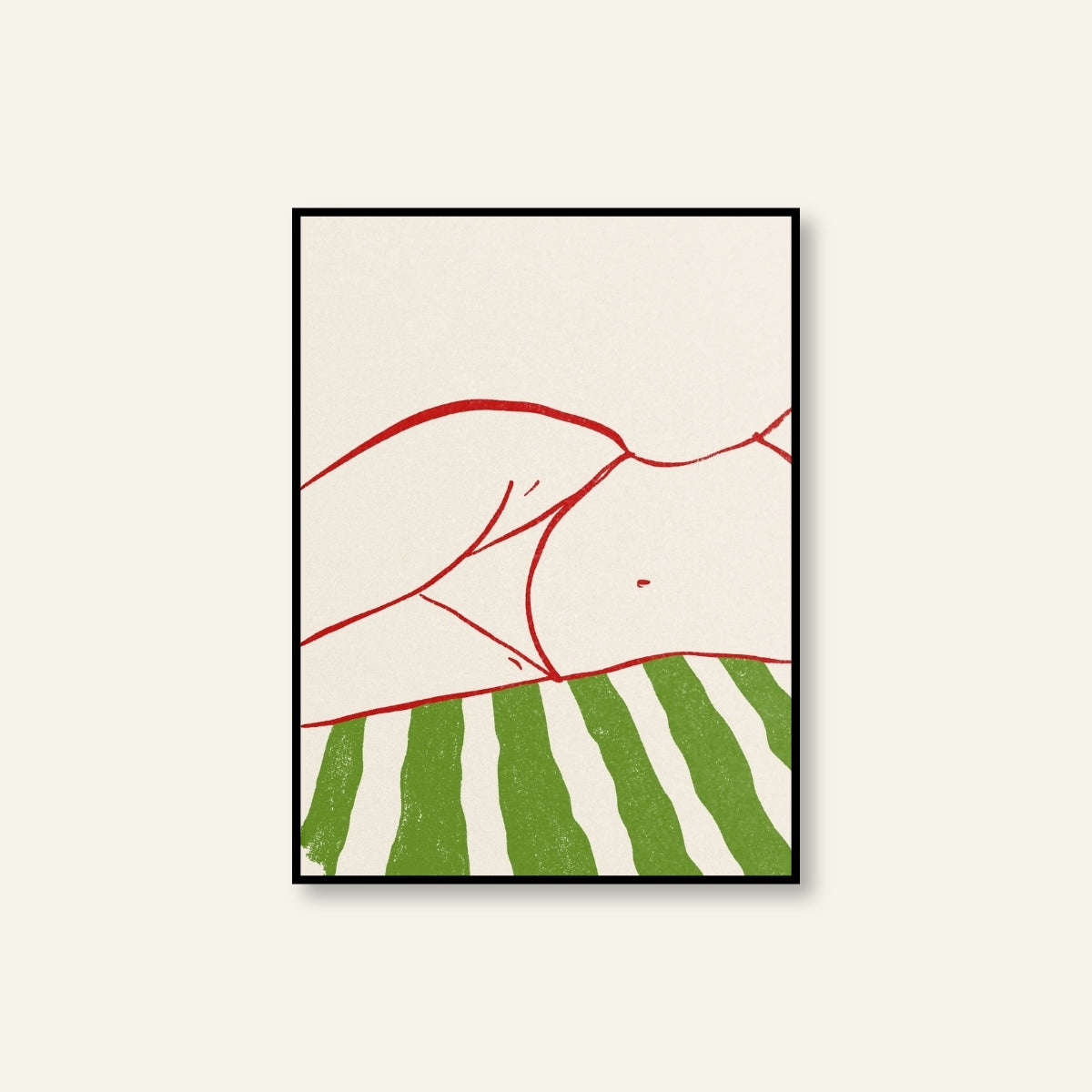 Poster - Sdraiata al sole / Vari Colori
