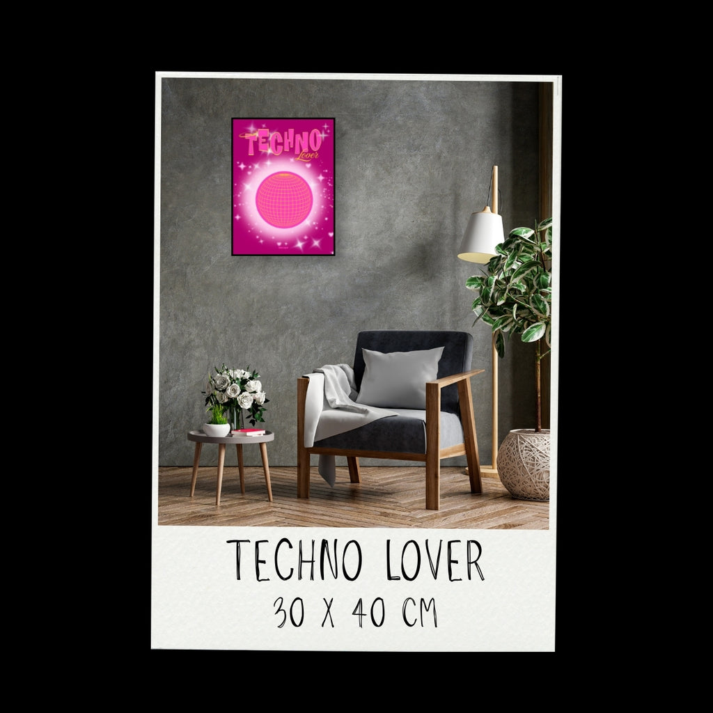 Poster - Techno lover_02 / Vari Colori