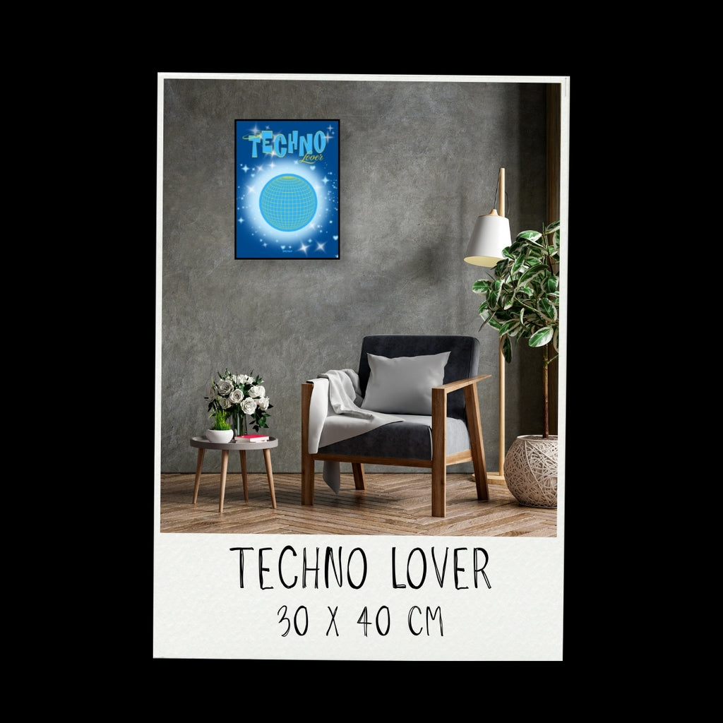 Poster - Techno lover_02 / Vari Colori
