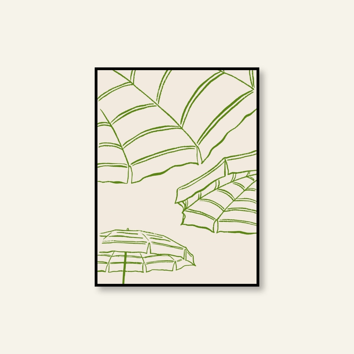 Poster - Ombrelloni / Vari Colori