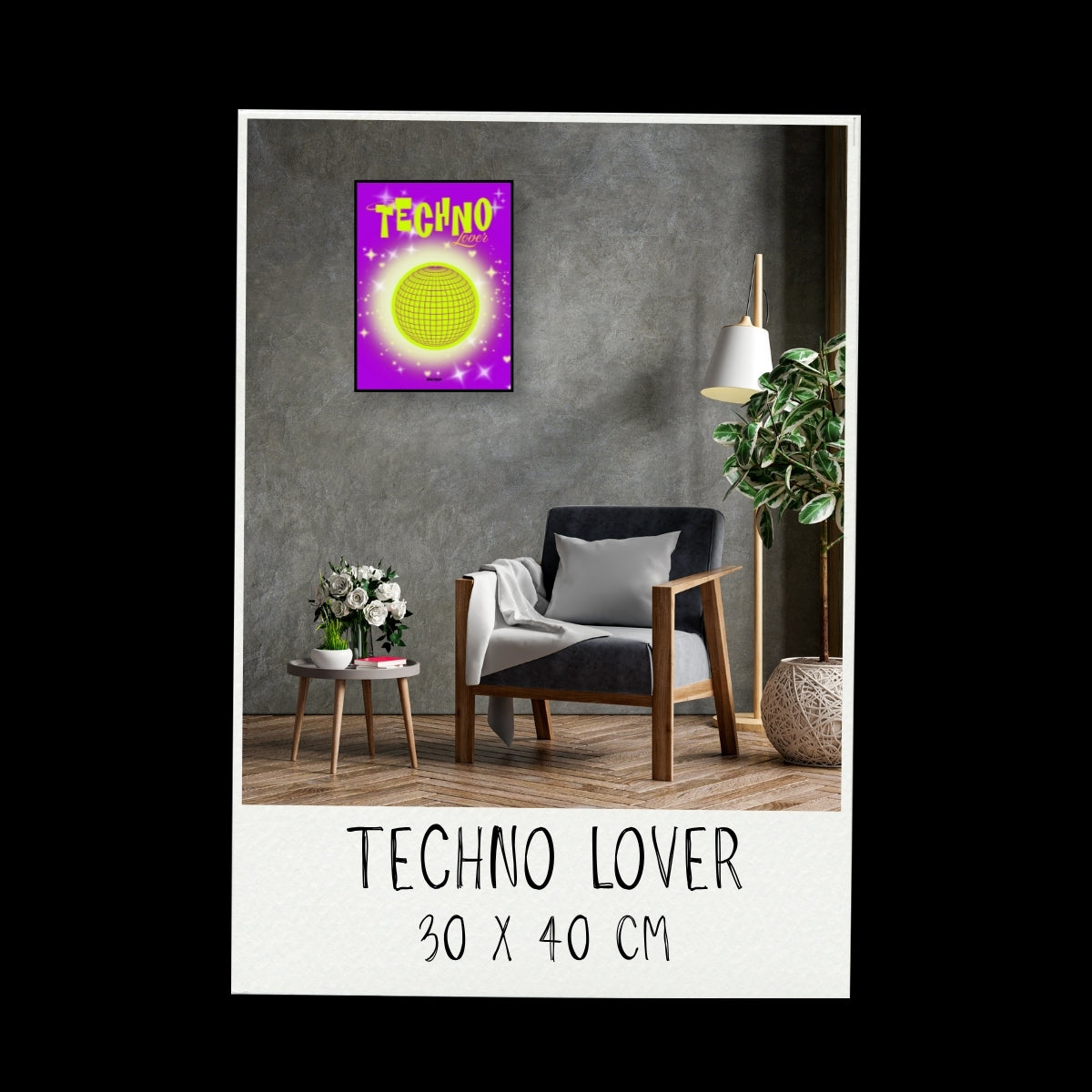 Poster - Techno lover_02 / Vari Colori