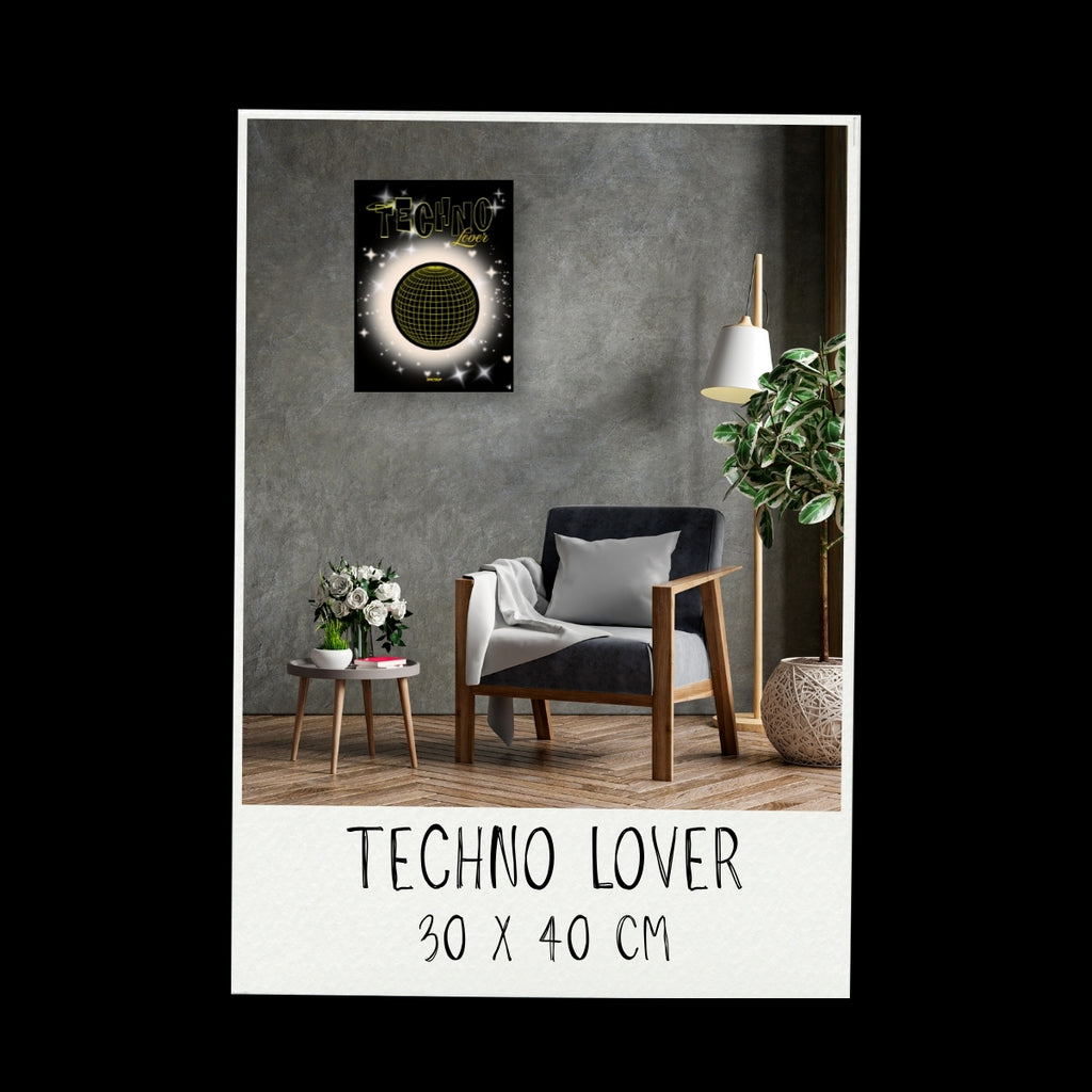Poster - Techno lover_02 / Vari Colori