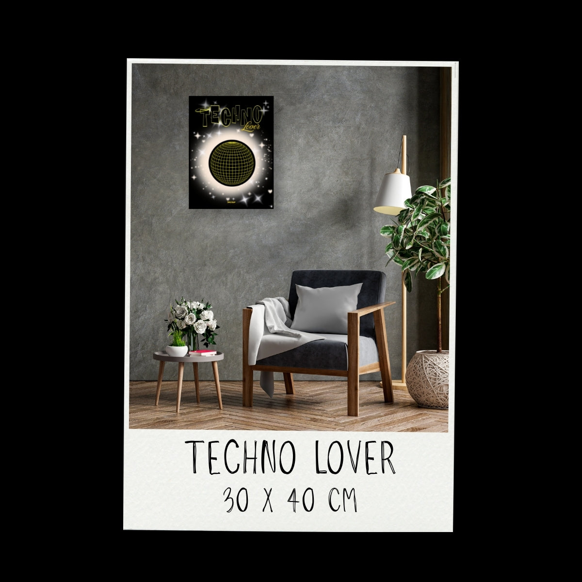 Poster - Techno lover_02 / Vari Colori