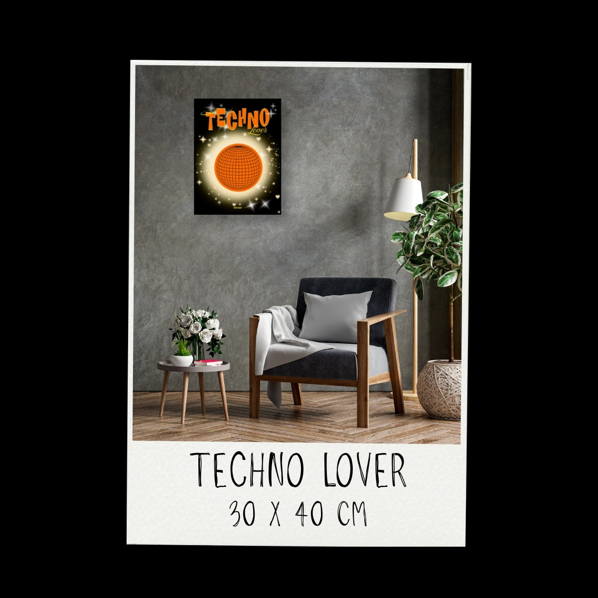 Poster - Techno lover_02 / Vari Colori