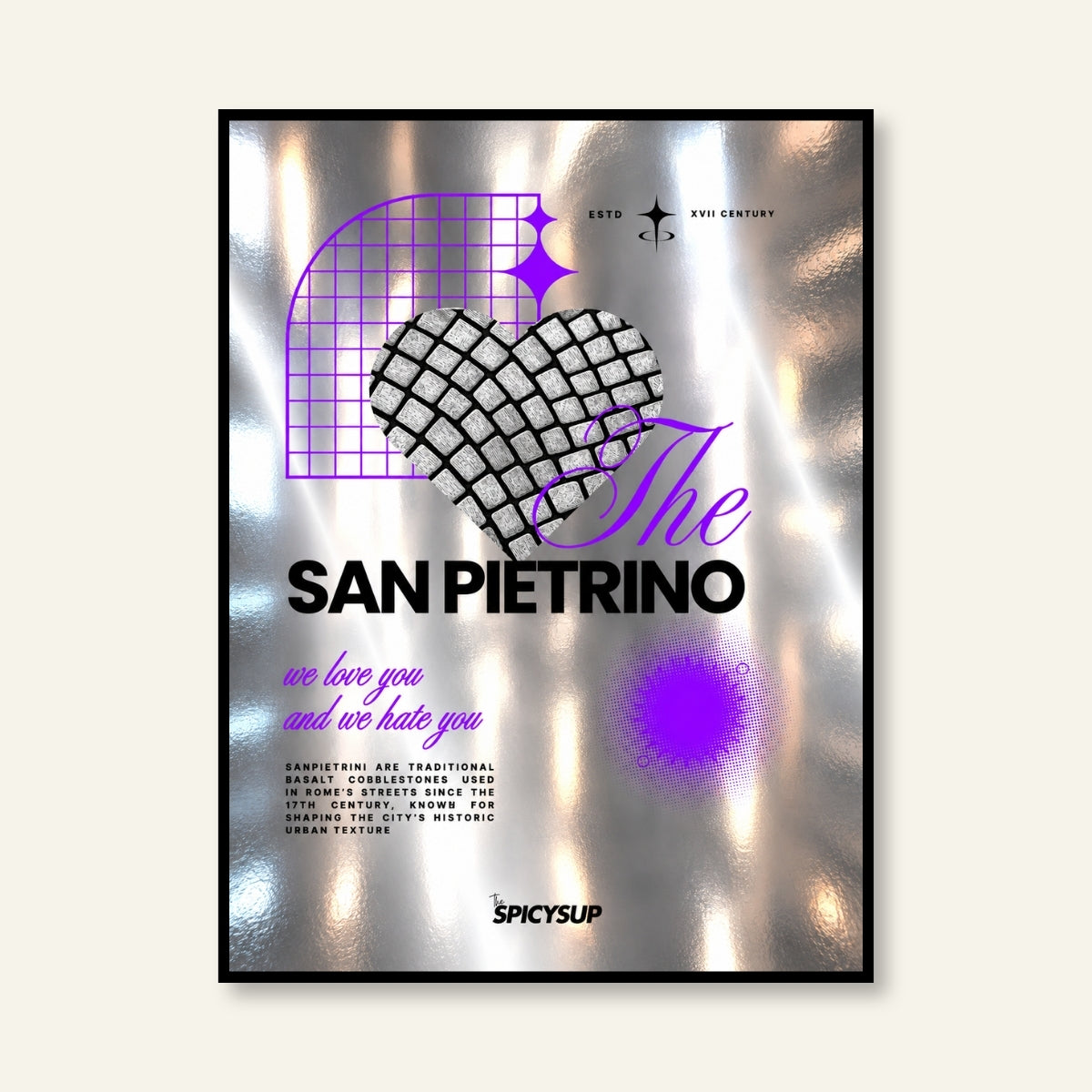 Poster - San Pietrino / Silver