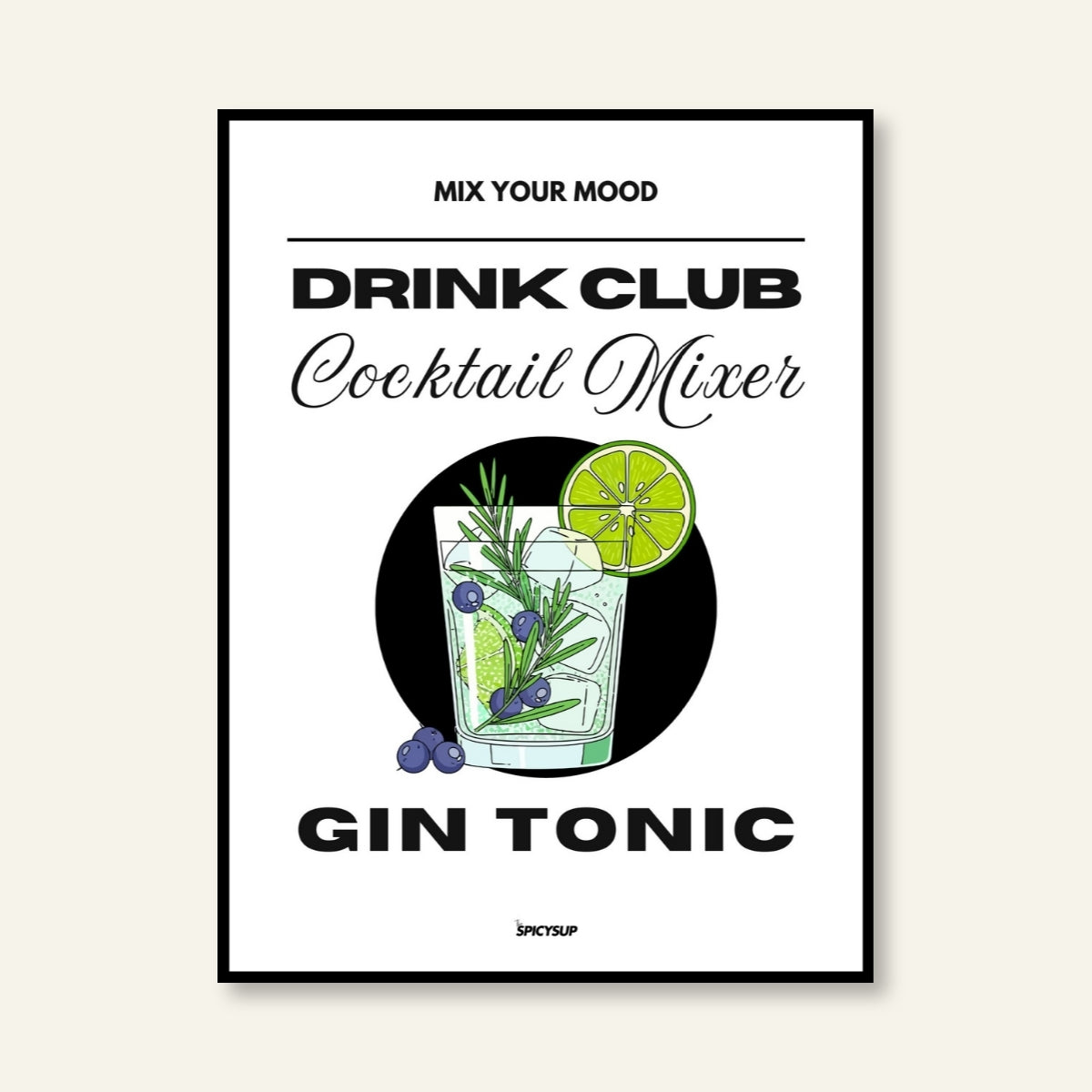 Poster - Cocktail / Gin Tonic