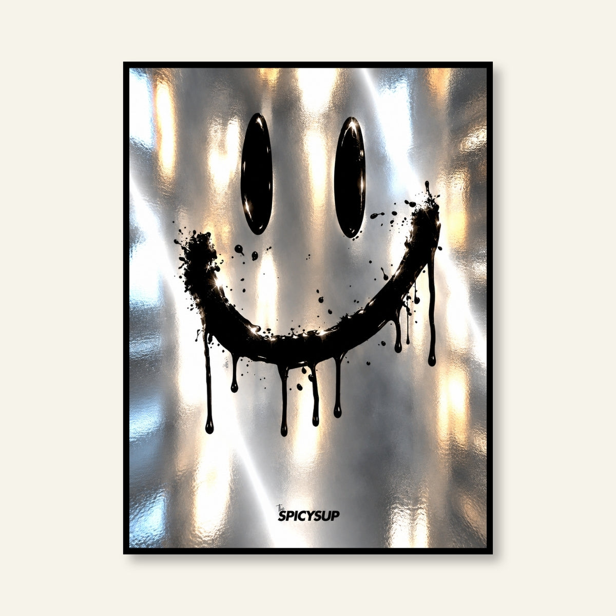 Poster - Smile / Silver