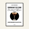 Poster - Cocktail / Espresso Martini