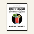 Poster - Cocktail / Bloody Mary