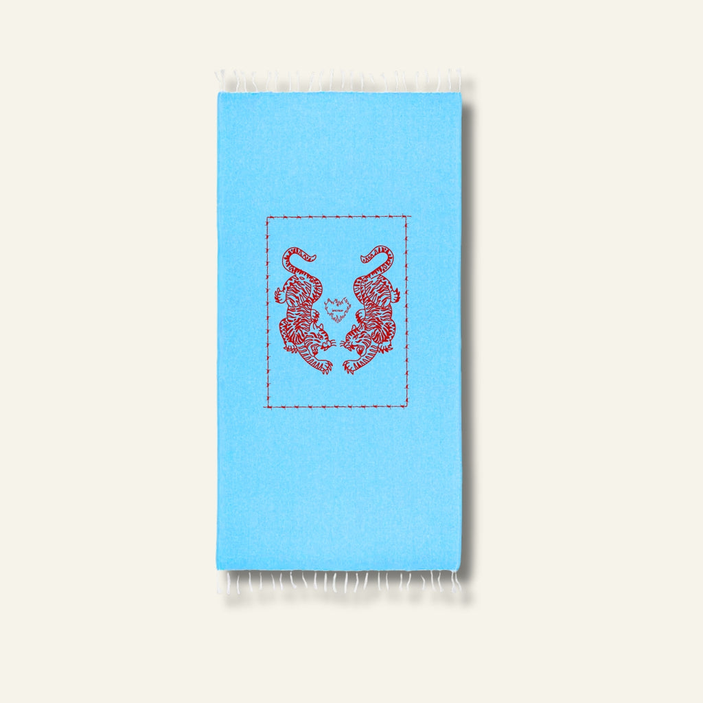 Telo Mare - Tigri / Azzurro