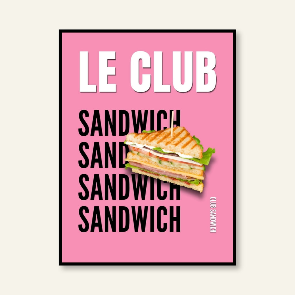 Poster - Club Sandwich / Vari Colori
