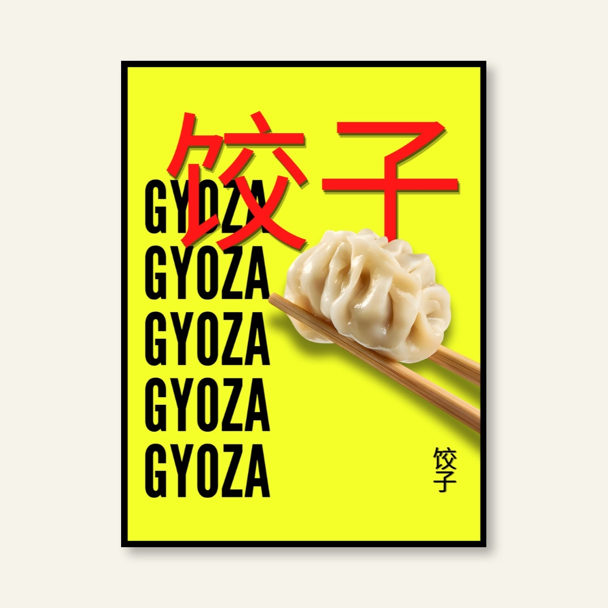 Poster - Gyoza / Vari colori