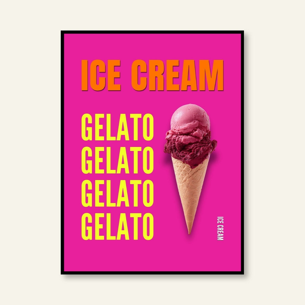 Poster - Ice Cream / Vari Colori